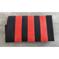 Triebfahrzeugführer Lokführer Schulterklappen Schulterstücke TYPE 2 Paar drei rote Balken zentriert Klett Deutsche Bahn