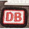 DB Logo Aufbügler Aufnäher Abzeichen 25x35 mm - Deutsche Bahn