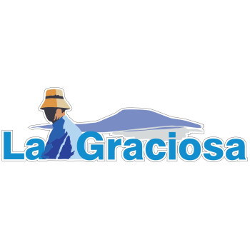 Aufkleber Autoaufkleber Sticker Wandtattoo "La Graciosa" 410 x 130 mm Aufkleber Autoaufkleber Sticker Wandtattoo "La Graciosa" 410 x 130 mm