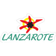 Aufkleber Autoaufkleber Sticker Kofferraum Heck "Lanzarote" 130 x 90 mm
