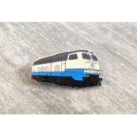 Anstecker Pin Diesellokomotive Diesellok BR 218 395-2 ozeanblau beige DB