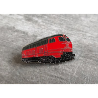 Anstecker Pin Diesellokomotive Diesellok BR 218 395-2 rot DB