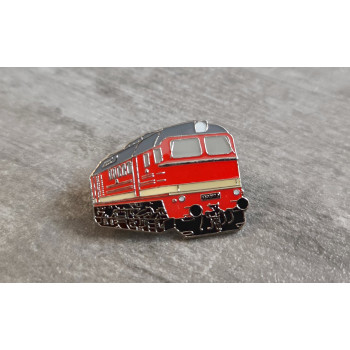 Anstecker Pin Diesellokomotive Diesellok BR 120 317-3 rot beige Taigatrommel DR