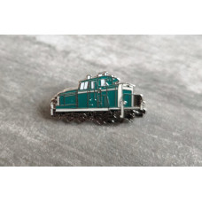 Anstecker Pin Diesellokomotive Diesellok Rangierlok V 60 / BR 260 / BR 360 ozeanblau beige DB