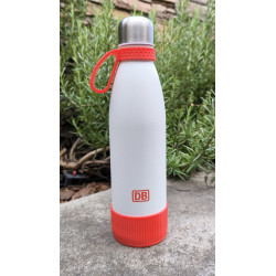 Retumbler Nizza Thermoflasche Trinkflasche Isolierflasche DB-Logo weiss rot 500ml