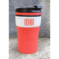 Isolierbecher Trinkbecher DB-Logo weiss rot 230ml