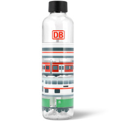 airbottles Trinkflasche Glasflasche 600ml DB-Motive mit Züge airbottles Trinkflasche Glasflasche 600ml DB-Motive mit Züge