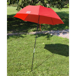 Fare Travelmate Camper Strand-Sonnenschirm Regenschirm DB-Logo rot UPF50+ 
