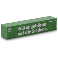 Herpa H0 40ft. Container grün DB Cargo Güter gehören auf die Schiene 1:87 Herpa H0 40ft. Container grün DB Cargo Güter gehören auf die Schiene 1:87