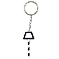 Schlüsselanhänger Rucksackanhänger Ne 1 Trapeztafel PLA 45x20x3mm