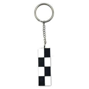 Schlüsselanhänger Rucksackanhänger Ne 4 Schachbretttafel PLA 15x50x3mm