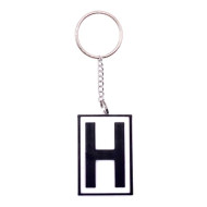 Schlüsselanhänger Rucksackanhänger Ne 5 Haltetafel weiss PLA 25x40x3mm