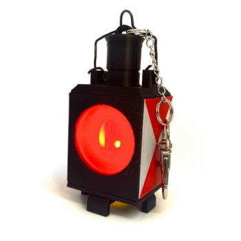 Rucksackanhänger Zg 2 Zugschluss Laterne LED Schlusssignal 35x30x85mm