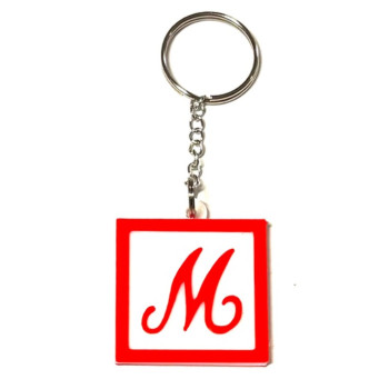 Schlüsselanhänger Rucksackanhänger Zs 12 M-Tafel PLA 34x30x3mm