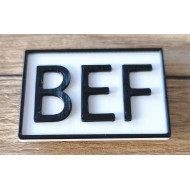 Merkhinweis magnetisch BEF 35x25x2mm PLA