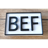 Merkhinweis magnetisch BEF 35x25x2mm PLA