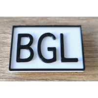 Merkhinweis magnetisch BGL 35x25x2mm PLA