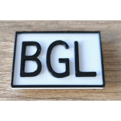 Merkhinweis magnetisch BGL 35x25x2mm PLA