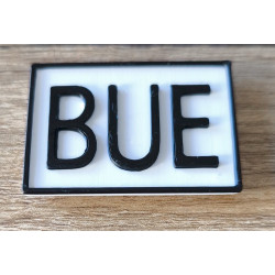 Merkhinweis magnetisch BUE 35x25x2mm PLA