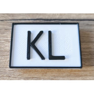 Merkhinweis magnetisch KL 35x25x2mm PLA