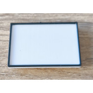 Merkhinweis magnetisch leer weiss 35x25x2mm PLA