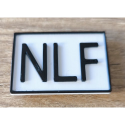 Merkhinweis magnetisch NLF 35x25x2mm PLA