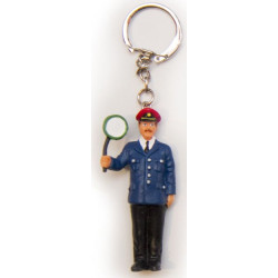 Schlüsselanhänger Rucksackanhänger Aufsichtsbeamter Bahnhofsaufsicht Figur 7 x 3,4cm