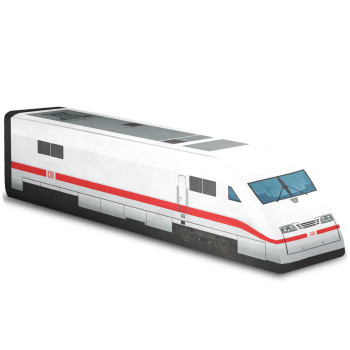 KisFa - Elektrotriebwagen BR 401 ICE 1 Triebkopf DB AG Ep. V-VI 59 cm lang 3D-Plüschkissen Eisenbahn Plüschzug KisFa - Elektrotriebwagen BR 401 ICE 1 Triebkopf DB AG Ep. V-VI 59 cm lang 3D-Plüschkissen Eisenbahn Plüschzug