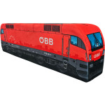 KisFa - E-Lok Siemens EuroSprinter/Taurus 1116 001-7 ÖBB rot 56 cm lang 3D-..