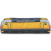 KisFa - Bombardier Traxx AC2 BR 145/185 gelb DB 56x9x14cm Elektrolokomotive 3D-Plüschkissen Eisenbahn Plüschzug