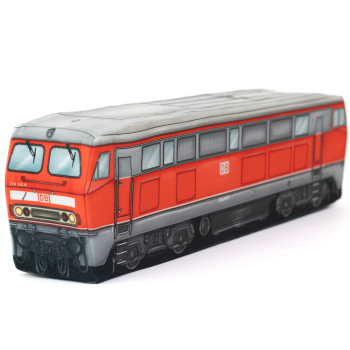 KisFa - BR 218 245-9 Diesellok DB AG Ep. V-VI 50cm 3D-Plüschkissen Eisenbahn Plüschzug