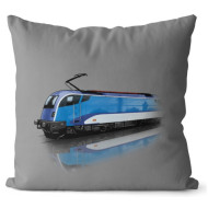 Kissen Grau „E-Lok Siemens ES64U4 Taurus (BR 1216) CD“ 40x40 cm Kissen Grau „E-Lok Siemens ES64U4 Taurus (BR 1216) CD“ 40x40 cm