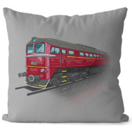 Kissen Grau "Diesellok T679.1 Sergej Taigatrommel" 40x40 cm Kissen Grau "Diesellok T679.1 Sergej Taigatrommel" 40x40 cm