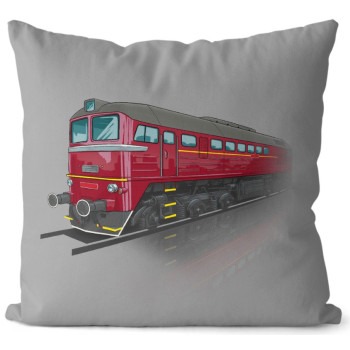 Kissen Grau "Diesellok T679.1 Sergej Taigatrommel" 40x40 cm Kissen Grau "Diesellok T679.1 Sergej Taigatrommel" 40x40 cm