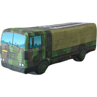 KisFa - Pritschen-LKW Tatra Armee Militär 41cm lang 3D-Plüschkissen
