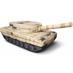 KisFa - PlĂĽschpanzer Kissenpanzer Panzer Leopard 2 Beige sandfarben WĂĽstentarn 74x20x26,5cm 3D-Kissen KisFa - PlĂĽschpanzer Kissenpanzer Panzer Leopard 2 Beige sandfarben WĂĽstentarn 74x20x26,5cm 3D-Kissen