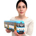 KisFa - Tram Strassenbahn 752 blau weiss 52x12x7cm 3D-Plüschkissen Eisenbahn Plüschzug KisFa - Tram Strassenbahn 752 blau weiss 52x12x7cm 3D-Plüschkissen Eisenbahn Plüschzug