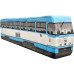 KisFa - Tram Strassenbahn 752 blau weiss 52x12x7cm 3D-Plüschkissen Eisenbahn Plüschzug KisFa - Tram Strassenbahn 752 blau weiss 52x12x7cm 3D-Plüschkissen Eisenbahn Plüschzug