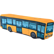 KisFa - Stadtbus IVECO Urbanway gelb 39 cm lang 3D-Plüschkissen KisFa - Stadtbus IVECO Urbanway gelb 39 cm lang 3D-Plüschkissen