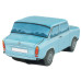 KisFa - Trabant 601 Limousine PKW 3D-Plüschkissen hellblau 43x18x17cm Kissen
