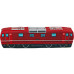 KisFa - Skoda BR 180 004-4 DB bordeauxrot 50x13x8cm Elektrolokomotive 3D-Plüschkissen Eisenbahn Plüschzug