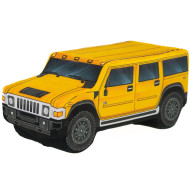 KisFa - Hummer H2 gelb yellow SUV Geländewagen 43x19x18cm 3D-Plüschkissen Kissen