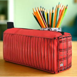 Federmäppchen Federtasche Penal Container 20ft rot Federmäppchen Federtasche Penal Container 20ft rot