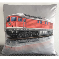 Kissen Grau "Diesellok Ludmilla V 130 DR / BR 230 / 232 DB" 40x40 cm Kissen Grau "Diesellok Ludmilla V 130 DR / BR 230 / 232 DB" 40x40 cm