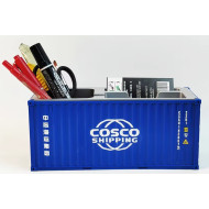 GF 20ft Container Stiftebox BĂĽro Aufbewahrung 1:30 blau "COSCO" GF 20ft Container Stiftebox BĂĽro Aufbewahrung 1:30 blau "COSCO"