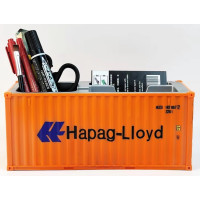 ZC 20ft Container Stiftebox Büro Aufbewahrung 1:30 orange "HAPAG LLOYD"