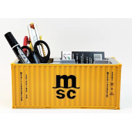 GF 20ft Container Stiftebox BĂĽro Aufbewahrung 1:30 gelb "MSC" GF 20ft Container Stiftebox BĂĽro Aufbewahrung 1:30 gelb "MSC"