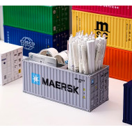 GF 20ft Container Stiftebox BĂĽro Aufbewahrung 1:30 grau "MAERSK" GF 20ft Container Stiftebox BĂĽro Aufbewahrung 1:30 grau "MAERSK"