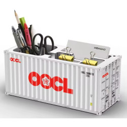 ZC 20ft Container Stiftebox BĂĽro Aufbewahrung 1:30 hellgrau "OOCL" ZC 20ft Container Stiftebox BĂĽro Aufbewahrung 1:30 hellgrau "OOCL"