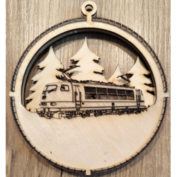 Weihnachtsbaumanhänger E-Lok E 03 BR 103 DB graviert